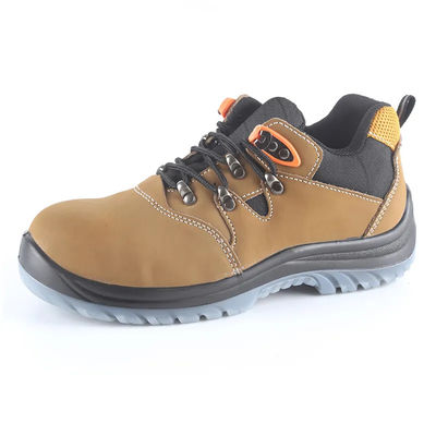 Купить Носки безопасности из кожи Nubuck для строительства Желтый с стальным пальцем на ногах и наружной подошвой TPU online manufacture