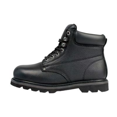 Купить Черные коровьи ботинки Нефтяные ботинки Goodyear Вертовые рабочие ботинки унисекс online manufacture