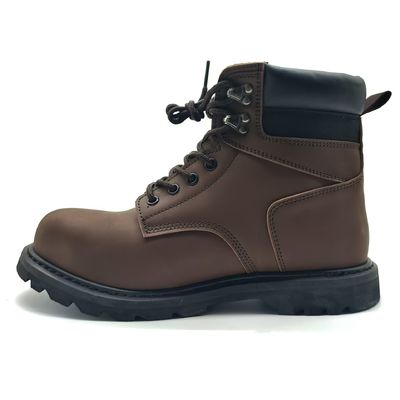 Купить Коричневая Оригинальная Кожа Мартин Ботинки Средний Топ Goodyear Welt Ботинки Casual online manufacture