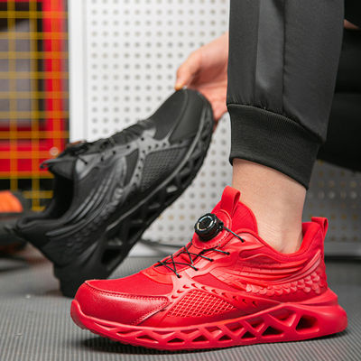 Купить Защитные рабочие ботинки TPU+Микрофибра+Летающая вязка с подошвой из ЭВА и кевларовой стелькой online manufacture